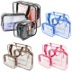 Portable Clear PVC Organizer Bags Makeup Travel Waterproof Toiletry Portable Clear PVC Organizer Bags Makeup Travel Waterproof Toiletry