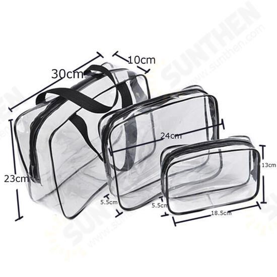 Portable Clear PVC Organizer Bags Makeup Travel Waterproof Toiletry Portable Clear PVC Organizer Bags Makeup Travel Waterproof Toiletry