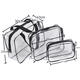 Portable Clear PVC Organizer Bags Makeup Travel Waterproof Toiletry Portable Clear PVC Organizer Bags Makeup Travel Waterproof Toiletry