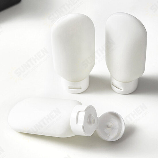 Portable Silicone Refillable Bottle Empty Travel Packing Press for Lotion Shampoo Cosmetic Squeeze Containers