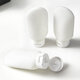 Portable Silicone Refillable Bottle Empty Travel Packing Press for Lotion Shampoo Cosmetic Squeeze Containers