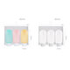 Portable Silicone Refillable Bottle Empty Travel Packing Press for Lotion Shampoo Cosmetic Squeeze Containers