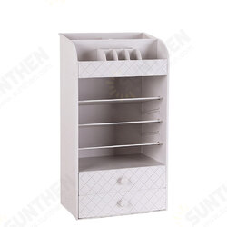 White Plastic Jewelry Cosmetic Storage Bag Small Drawer Organizer Box Multi-functional Desk Sundries Makeup Storage Case Container White Plastic Jewelry Cosmetic Storage Bag Small Drawer Organizer Box Multi-functional Desk Sundries Makeup Storage Case Container