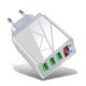 3.1A LED Display 3 Ports Fast Charging Smart USB Universal Wall Charger EU US UK Plug for iPhone 11 Pro Max for Samsung S10 K30 Tablet LG