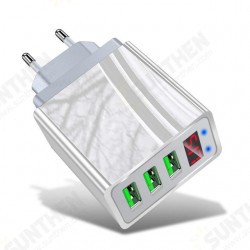 M3 18W LED Digital Display QC3.0 Triple 3 USB Output Quick Charge USB Charger Universal Wall Charger M3 18W LED Digital Display QC3.0 Triple 3 USB Output Quick Charge USB Charger Universal Wall Charger