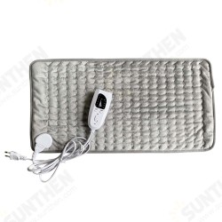 110-240V 120W 6-Level Electric Heating Mat Warming 4-Timer Physiotherapy Pad Heated Mat Pain Relief 110-240V 120W 6-Level Electric Heating Mat Warming 4-Timer Physiotherapy Pad Heated Mat Pain Relief