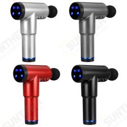 1/12/32 Gears Electric Percussion Massager Deep Muscle Pain Relief Therapy Device W/ 4 Heads 1/12/32 Gears Electric Percussion Massager Deep Muscle Pain Relief Therapy Device W/ 4 Heads