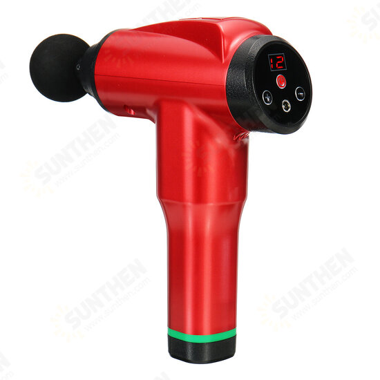 1200-6800r/min 12 Gear Muscle Relief Massage Therapy Vibration Deep Tissue Electric Massager Percussion Massager Device 1200-6800r/min 12 Gear Muscle Relief Massage Therapy Vibration Deep Tissue Electric Massager Percussion Massager Device