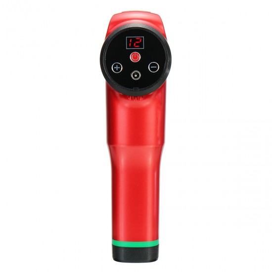 1200-6800r/min 12 Gear Muscle Relief Massage Therapy Vibration Deep Tissue Electric Massager Percussion Massager Device