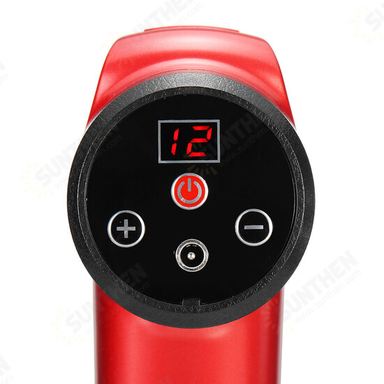1200-6800r/min 12 Gear Muscle Relief Massage Therapy Vibration Deep Tissue Electric Massager Percussion Massager Device 1200-6800r/min 12 Gear Muscle Relief Massage Therapy Vibration Deep Tissue Electric Massager Percussion Massager Device