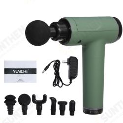 12V 20 Gear Display Electric Percussion Massager 6 Speeds 2000mAh Fascia Muscle Vibrating Relaxing Device with 6 Massage Heads 12V 20 Gear Display Electric Percussion Massager 6 Speeds 2000mAh Fascia Muscle Vibrating Relaxing Device with 6 Massage Heads