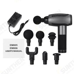 1500mah 6-speed Display Brushless Muscle Relief Massage Quiet Vibration Deep Tissue Electric Massager Cordless Percussion Massager Sport Recovery W/6 Head 1500mah 6-speed Display Brushless Muscle Relief Massage Quiet Vibration Deep Tissue Electric Massager Cordless Percussion Massager Sport Recovery W/6 Head