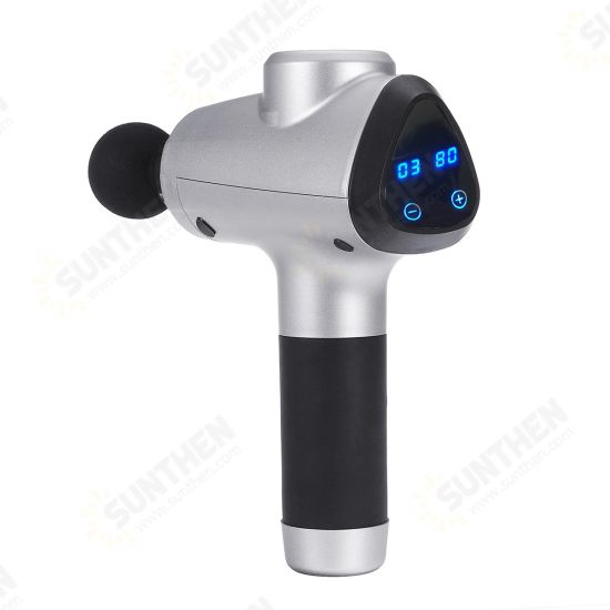 20 Speed 24V 2400mAh Electric Percussion Massager G un LCD Muscle Vibration Relaxing Therapy Device 20 Speed 24V 2400mAh Electric Percussion Massager G un LCD Muscle Vibration Relaxing Therapy Device
