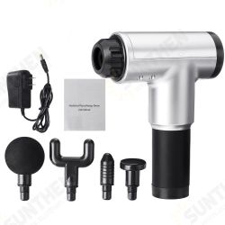 2000mAh Professional Fascia Massager 6 Speeds Muscle Relaxation Massage Guns + 4 Massage Heads 2000mAh Professional Fascia Massager 6 Speeds Muscle Relaxation Massage Guns + 4 Massage Heads