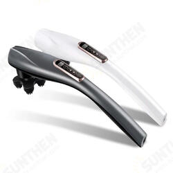 220V 2000mAh Electric Handheld Vibrating Massager Cordless Massage Stick for Shoulder Neck Waist Back Massage With 6 Massage Heads 220V 2000mAh Electric Handheld Vibrating Massager Cordless Massage Stick for Shoulder Neck Waist Back Massage With 6 Massage Heads