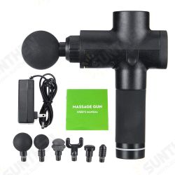 2400mAh Electric Percussion Massager 3 Speeds Low Noise Vibration Muscle Therapy Device with 6 Massage Heads 2400mAh Electric Percussion Massager 3 Speeds Low Noise Vibration Muscle Therapy Device with 6 Massage Heads