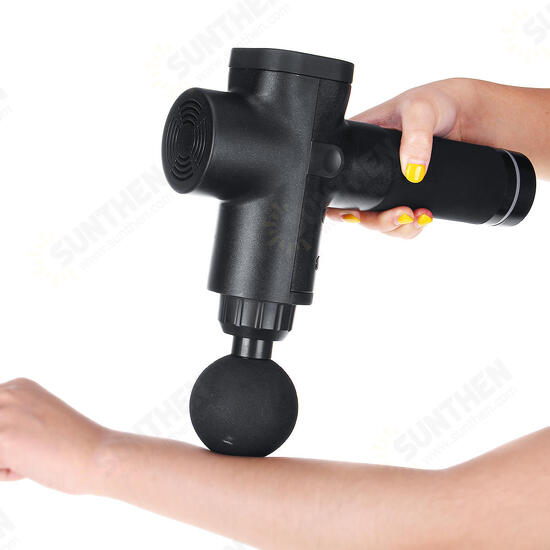 2400mAh Electric Percussion Massager 3 Speeds Low Noise Vibration Muscle Therapy Device with 6 Massage Heads 2400mAh Electric Percussion Massager 3 Speeds Low Noise Vibration Muscle Therapy Device with 6 Massage Heads