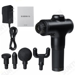 2800mAh Electric Percussion Massager 5 Gears Rechargeable Body Deep Muscle Pain Relief Therapy Device with 4 Heads 2800mAh Electric Percussion Massager 5 Gears Rechargeable Body Deep Muscle Pain Relief Therapy Device with 4 Heads