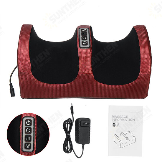 3 Levels Electric Foot Massager Calf Leg Air Compression Hot Compress Massage Machine Foot Care 3 Levels Electric Foot Massager Calf Leg Air Compression Hot Compress Massage Machine Foot Care