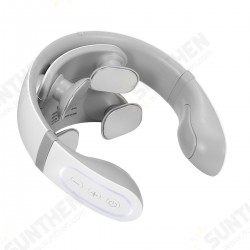 3 Modes 4-Massage Heads Electric Massager Intelligence Pulse Neck Cervical Spine Far Infrared Heating Analgesic Tool For Health Care 3 Modes 4-Massage Heads Electric Massager Intelligence Pulse Neck Cervical Spine Far Infrared Heating Analgesic Tool For Health Care