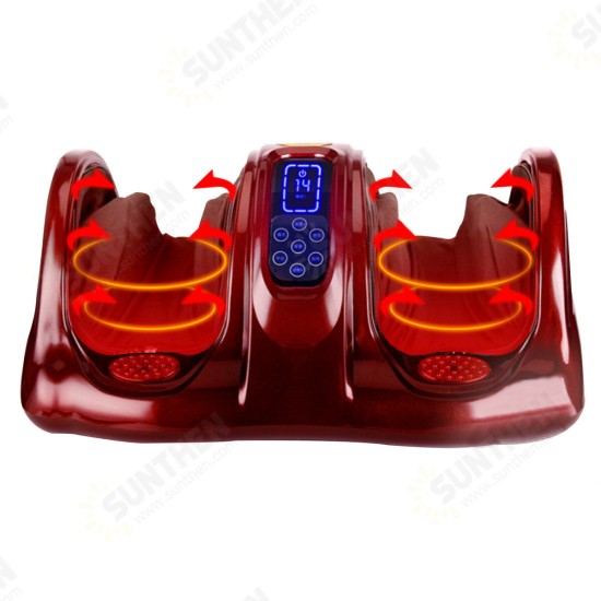 3 Modes Electric Foot Massager Warm Heating Airbag Deep Kneading Shiatsu Massage Machine