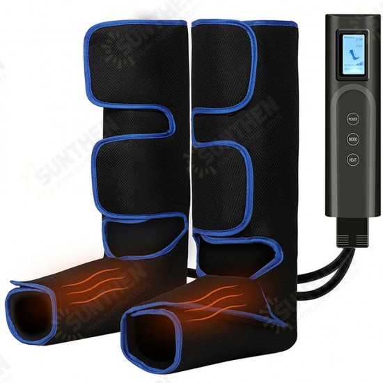 3-speed Heating Leg Massager Leg Physiotherapy Instrument Digital Display Screen 1.8M Line Length Pneumatic Device