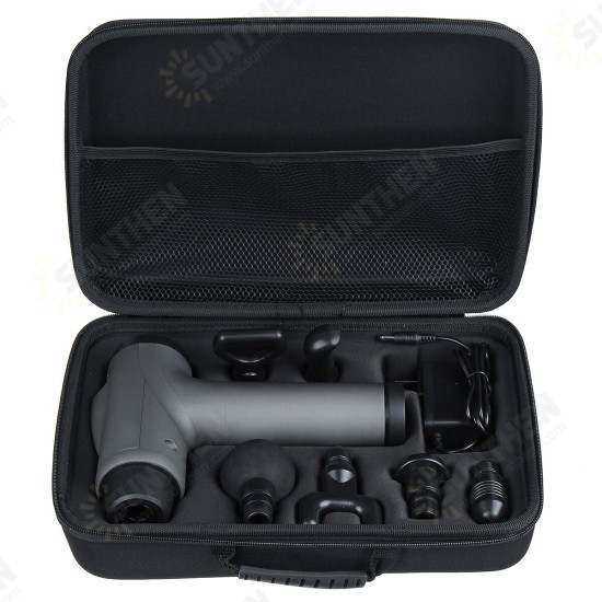 30 Speeds Electric Percussive Massager Rechargeable Mute Fascia Muscle Shock Vibration Therapy Device + 6 Heads 30 Speeds Electric Percussive Massager Rechargeable Mute Fascia Muscle Shock Vibration Therapy Device + 6 Heads
