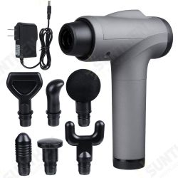 30 Speeds Electric Percussive Massager Rechargeable Mute Fascia Muscle Shock Vibration Therapy Device + 6 Heads 30 Speeds Electric Percussive Massager Rechargeable Mute Fascia Muscle Shock Vibration Therapy Device + 6 Heads