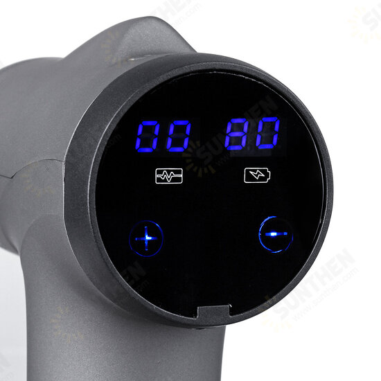 30 Speeds Electric Percussive Massager Rechargeable Mute Fascia Muscle Shock Vibration Therapy Device + 6 Heads 30 Speeds Electric Percussive Massager Rechargeable Mute Fascia Muscle Shock Vibration Therapy Device + 6 Heads