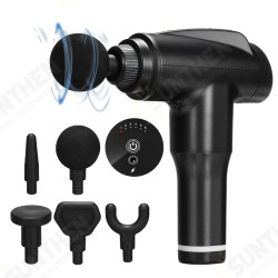 3000mAh 6 Speed Percussion Massager Deep Tissue Electric Massager 1200-4400r/min Massager for Muscle Tension Relief W/5 Massage Head 3000mAh 6 Speed Percussion Massager Deep Tissue Electric Massager 1200-4400r/min Massager for Muscle Tension Relief W/5 Massage Head
