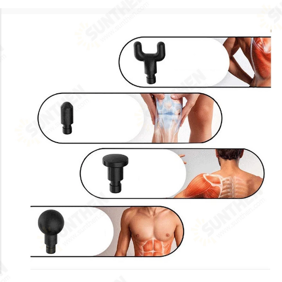 32 Gears LCD Massage Guns Type-C Rechargeable Deep Muscle Massager Guns Vibration Therapy Body Pain Relief Device 32 Gears LCD Massage Guns Type-C Rechargeable Deep Muscle Massager Guns Vibration Therapy Body Pain Relief Device