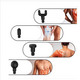 32 Gears LCD Massage Guns Type-C Rechargeable Deep Muscle Massager Guns Vibration Therapy Body Pain Relief Device 32 Gears LCD Massage Guns Type-C Rechargeable Deep Muscle Massager Guns Vibration Therapy Body Pain Relief Device