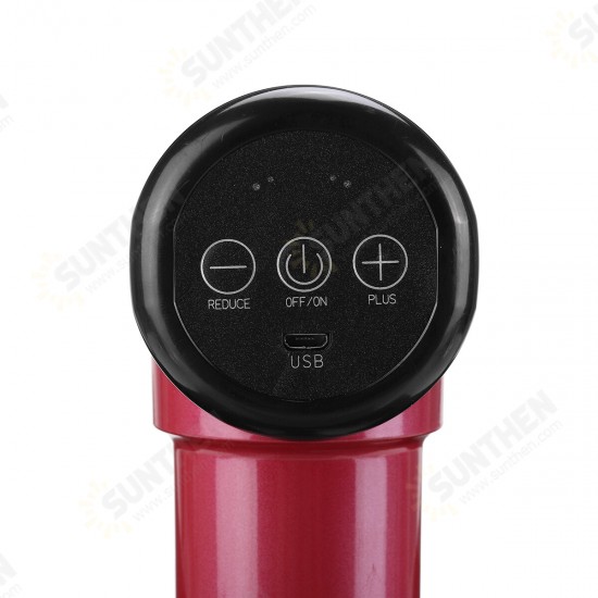 3600-4800r/min 6 Speed Muscle Relief Massage Therapy USB Vibration Deep Tissue Electric Percussion Massager Device With 5 Heads 3600-4800r/min 6 Speed Muscle Relief Massage Therapy USB Vibration Deep Tissue Electric Percussion Massager Device With 5 Heads