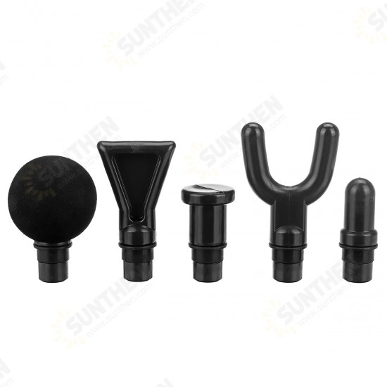 3600-4800r/min 6 Speed Muscle Relief Massage Therapy USB Vibration Deep Tissue Electric Percussion Massager Device With 5 Heads 3600-4800r/min 6 Speed Muscle Relief Massage Therapy USB Vibration Deep Tissue Electric Percussion Massager Device With 5 Heads
