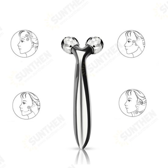 3D Roller Facial Massager Lift Skin Tightening Wrinkle Bar 360° Rotate Thin Face Massage Tool Y Shape Massager 3D Roller Facial Massager Lift Skin Tightening Wrinkle Bar 360° Rotate Thin Face Massage Tool Y Shape Massager