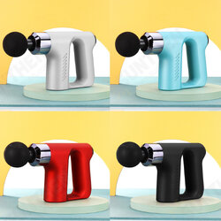 4 Heads Electric Massage Gun LCD Touch Sports Muscle Relaxing Massager 5-gear Deep Tissue Musle Massager 4 Heads Electric Massage Gun LCD Touch Sports Muscle Relaxing Massager 5-gear Deep Tissue Musle Massager