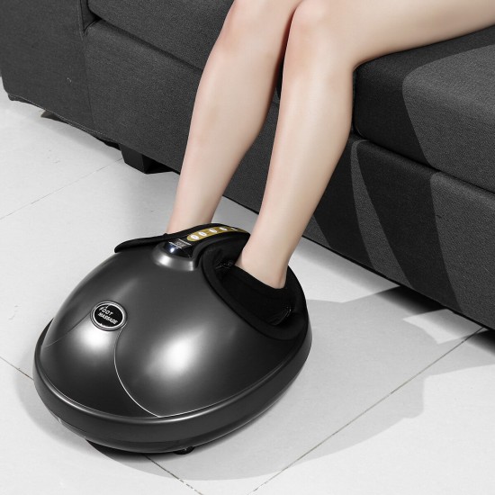 45W Electric Foot Massager Leg Heat Therapy Rolling Kneading Machine