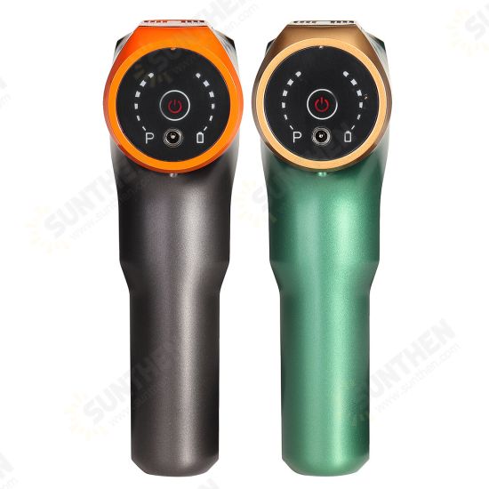 5 Gears Electric Fascia Massager Portable Muscle Vibration Pain Relief Device W/ 4 Heads