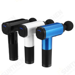 6 Gear Electric Percussion Massager USB Muscle Tissue Pain Relax Therapy Massager + 4 Heads 6 Gear Electric Percussion Massager USB Muscle Tissue Pain Relax Therapy Massager + 4 Heads