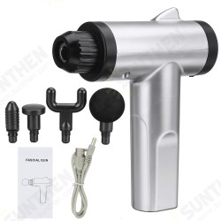 6 Gears 3200R/MIN Electric Percussion Massager Muscle Relaxation Therapy Massage Guns W/ 4 Massage Heads 6 Gears 3200R/MIN Electric Percussion Massager Muscle Relaxation Therapy Massage Guns W/ 4 Massage Heads