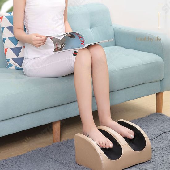 6 Levels 12V 24W Electric Foot Massager Calf Leg Air Compression Hot Compress Massage Machine Foot Care