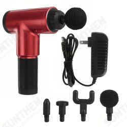 6 Speed Percussion Massager Muscle Relief 2100-3600rpm Sports Gym Electric Massager High Frequency Vibration W/ 4 Heads 6 Speed Percussion Massager Muscle Relief 2100-3600rpm Sports Gym Electric Massager High Frequency Vibration W/ 4 Heads