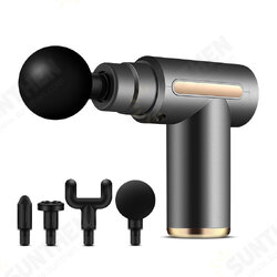 6 Speeds Mini Electric Percussive Massager Sport Deep Muscle Tissue Pain Relief Device Massage Guns W/ 4 Heads 6 Speeds Mini Electric Percussive Massager Sport Deep Muscle Tissue Pain Relief Device Massage Guns W/ 4 Heads