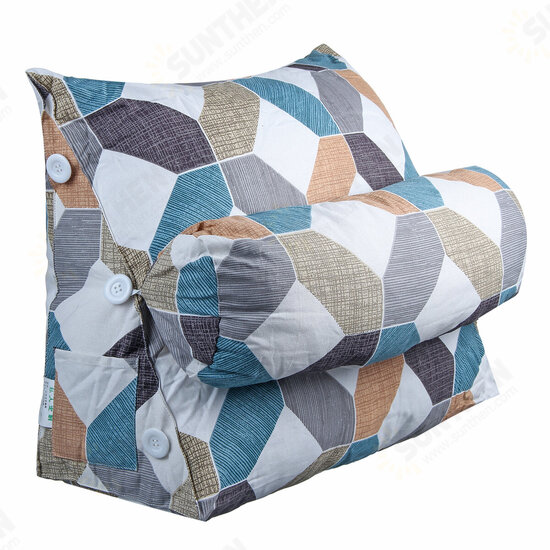60*50*22CM Triangle Cushion Waist Cushion Rest Pillow Simple Ins Style Removable And Washable (With Headrest) 60*50*22CM Triangle Cushion Waist Cushion Rest Pillow Simple Ins Style Removable And Washable (With Headrest)