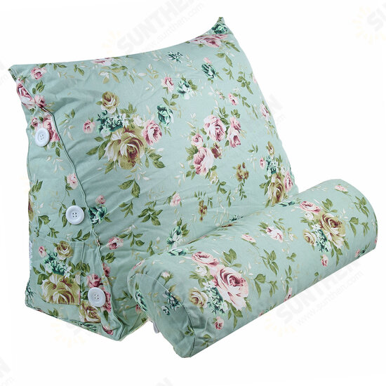 60*50*22CM Triangle Cushion Waist Cushion Rest Pillow Simple Ins Style Removable And Washable (With Headrest) 60*50*22CM Triangle Cushion Waist Cushion Rest Pillow Simple Ins Style Removable And Washable (With Headrest)