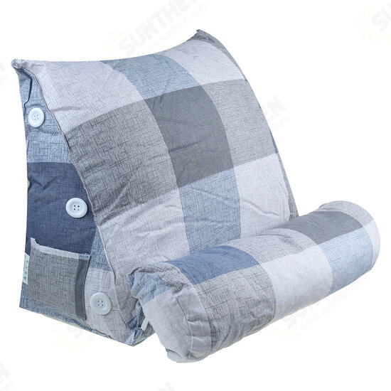 60*50*22CM Triangle Cushion Waist Cushion Rest Pillow Simple Ins Style Removable And Washable (With Headrest) 60*50*22CM Triangle Cushion Waist Cushion Rest Pillow Simple Ins Style Removable And Washable (With Headrest)