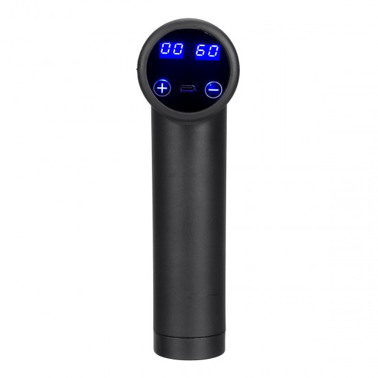 7200 RPM Electric Muscle Percussion Massager LCD Display USB Rechargeable Leg Neck Pain Relief Therapy Device With 4 Heads