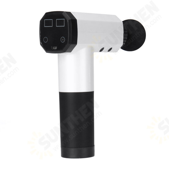 80W Smart Touch LED Electric Percussive Massager 4 Gears USB Rechargeable Deep Muscle Shock Vibration Relaxing Therapy Device + 4 Heads 80W Smart Touch LED Electric Percussive Massager 4 Gears USB Rechargeable Deep Muscle Shock Vibration Relaxing Therapy Device + 4 Heads