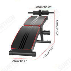 Adjustable Sit up Bench Crunch Board Abdominal Fitness Home Gym Exercise Adjustable Sit up Bench Crunch Board Abdominal Fitness Home Gym Exercise