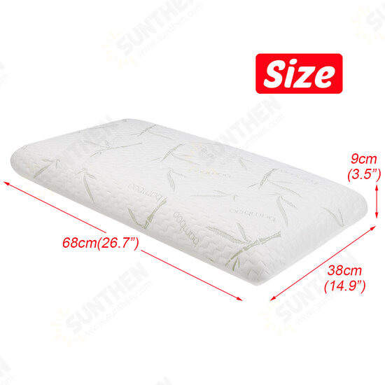 Bamboo Memory Foam Pillow Reversible Pillow Orthopedic Slow Rebound Cervical Neck Pain Relief Bamboo Memory Foam Pillow Reversible Pillow Orthopedic Slow Rebound Cervical Neck Pain Relief